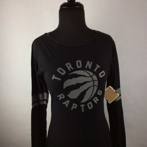 Red Jacket Women Large Toronto Raptors Black Shirt